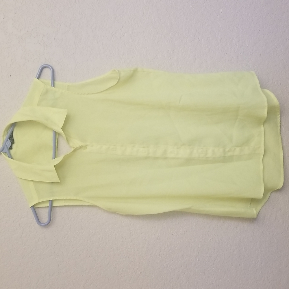 Express Sheer sleevless button up